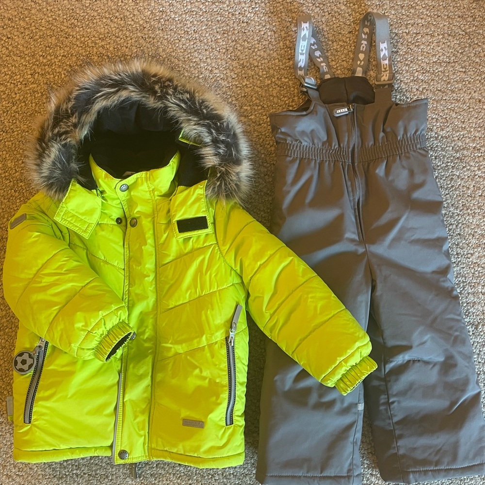 Winter outerwear set for boy or a girl 2-3 years old. Size 3T